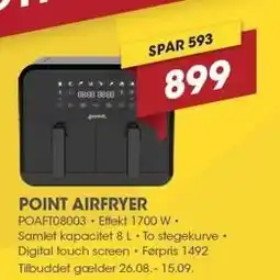 Punkt1 Point Airfryer tilbud