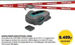 XL-BYG GARDENA Robotplæneklipper inkl. garage tilbud
