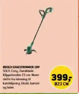 XL-BYG BOSCH Græstrimmer 18V tilbud
