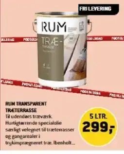 XL-BYG RUM Transparent Træterrasse tilbud