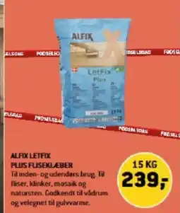 XL-BYG ALFIX Letfix Plus fliseklæber tilbud