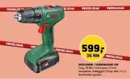 XL-BYG BOSCH Bore-/Skruemaskine 18V tilbud