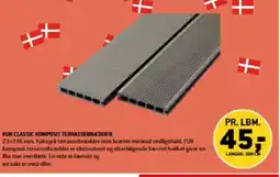 XL-BYG Fur Classic komposit terrassebredder tilbud