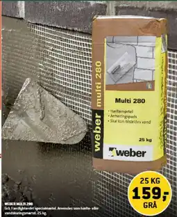 XL-BYG WEBER Multi 280 tilbud