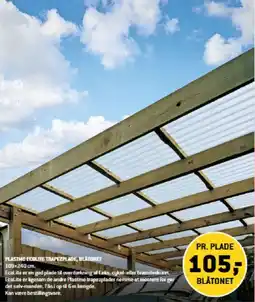XL-BYG Plastmo Ecolite trapezplade, blatonet tilbud