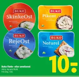 Coop 365 BUKO fløde- eller smelteost tilbud