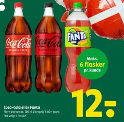 Coop 365 COCA-COLA eller FANTA tilbud