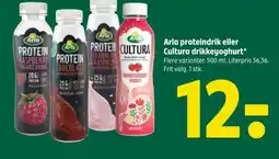 Coop 365 ARLA Proteindrik eller Cultura drikkeyoghurt tilbud