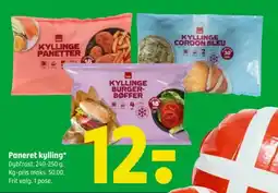 Coop 365 Paneret kylling tilbud