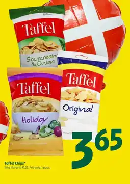Coop 365 TAFFEL Chips tilbud