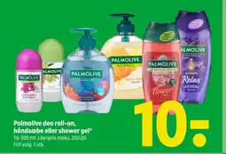 Coop 365 PALMOLIVE Deo roll-on, Håndsæbe eller shower gel tilbud