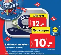Lidl BAKKEDAL smørbar tilbud