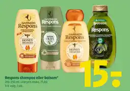 Coop 365 Respons shampoo eller balsam tilbud