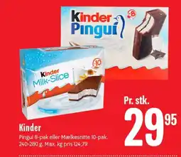 Min Købmand KINDER tilbud