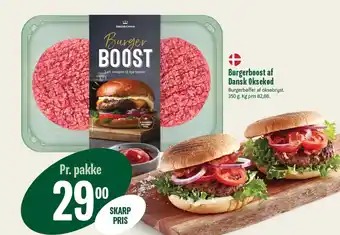 Min Købmand Burgerboost af Dansk Oksekød tilbud