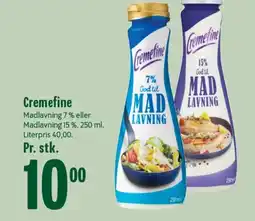 Min Købmand CREMEFINE tilbud