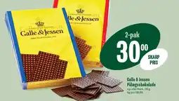 Min Købmand GALLE & JESSEN Pålægschokolade tilbud