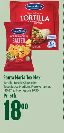 Min Købmand SANTA MARIA Tex Mex tilbud