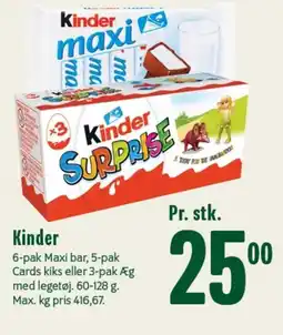 Min Købmand KINDER tilbud