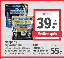 SPAR NEOPHOS Opvasketabs tilbud