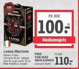 SPAR LEONE MARRONE tilbud