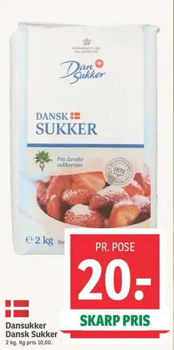 SPAR Dansukker Dansk Sukker tilbud