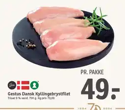 SPAR Gestus Dansk Kyllingebrystfilet tilbud