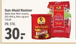 SPAR SUN-MAID Rosiner tilbud