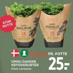 MENY OMHU DANSKE KRYDDERURTER tilbud