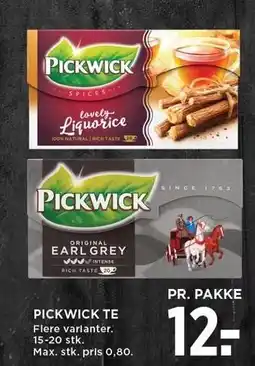 MENY PICKWICK TE tilbud