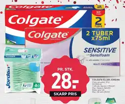 MENY COLGATE ELLER JORDAN tilbud