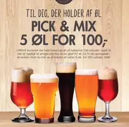 MENY PICK & MIX 5 ØL tilbud
