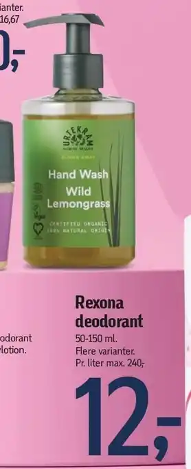 Føtex Rexona deodorant tilbud