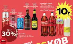 SuperBrugsen Specialøl, Coca-Cola, Fanta eller Schweppes tilbud