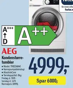Føtex AEG Kondenstørretumbler tilbud
