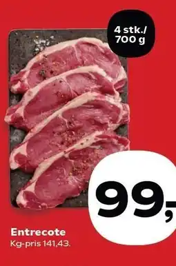 SuperBrugsen Entrecote tilbud