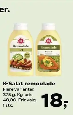 SuperBrugsen K-Salat remoulade tilbud