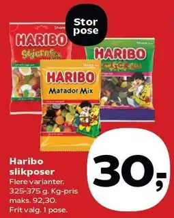 Kvickly Haribo slikposer tilbud