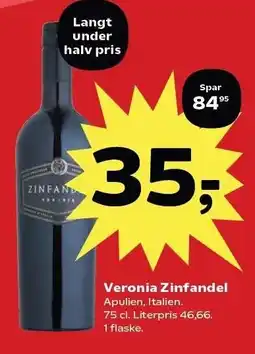 Kvickly Veronia Zinfandel tilbud