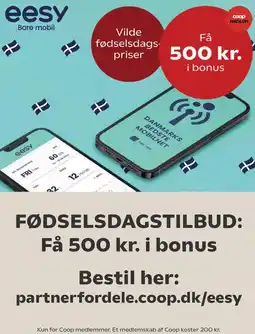 FØDSELSDAGSTILBUD: Få 500 kr. i bonus