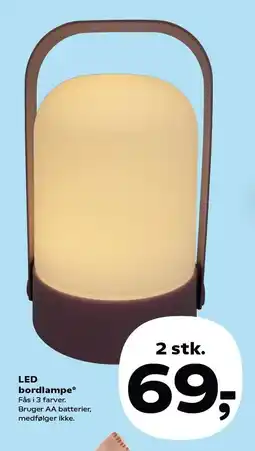 SuperBrugsen LED bordlampe tilbud