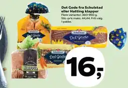 Kvickly Det Gode fra Schulstad eller Hatting klapper tilbud