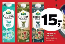 Kvickly Cultura A38 eller kefir tilbud