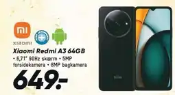 Bilka Xiaomi Redmi A3 64GB tilbud