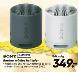 Bilka Sony Bærbar trådløs højttaler tilbud