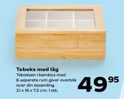 Kvickly Teboks med låg tilbud
