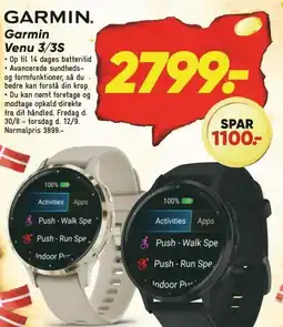 Bilka Garmin Venu 3/3S tilbud