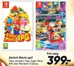 Bilka Switch Mario spil tilbud