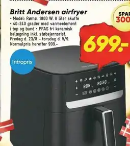 Bilka Britt Andersen airfryer tilbud