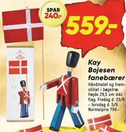 Bilka Kay Bojesen fanebærer tilbud